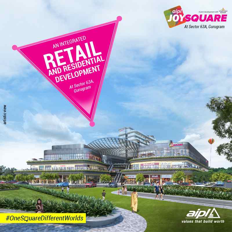 AIPL Joy Square is an integrated retail & residential development in Gurgaon